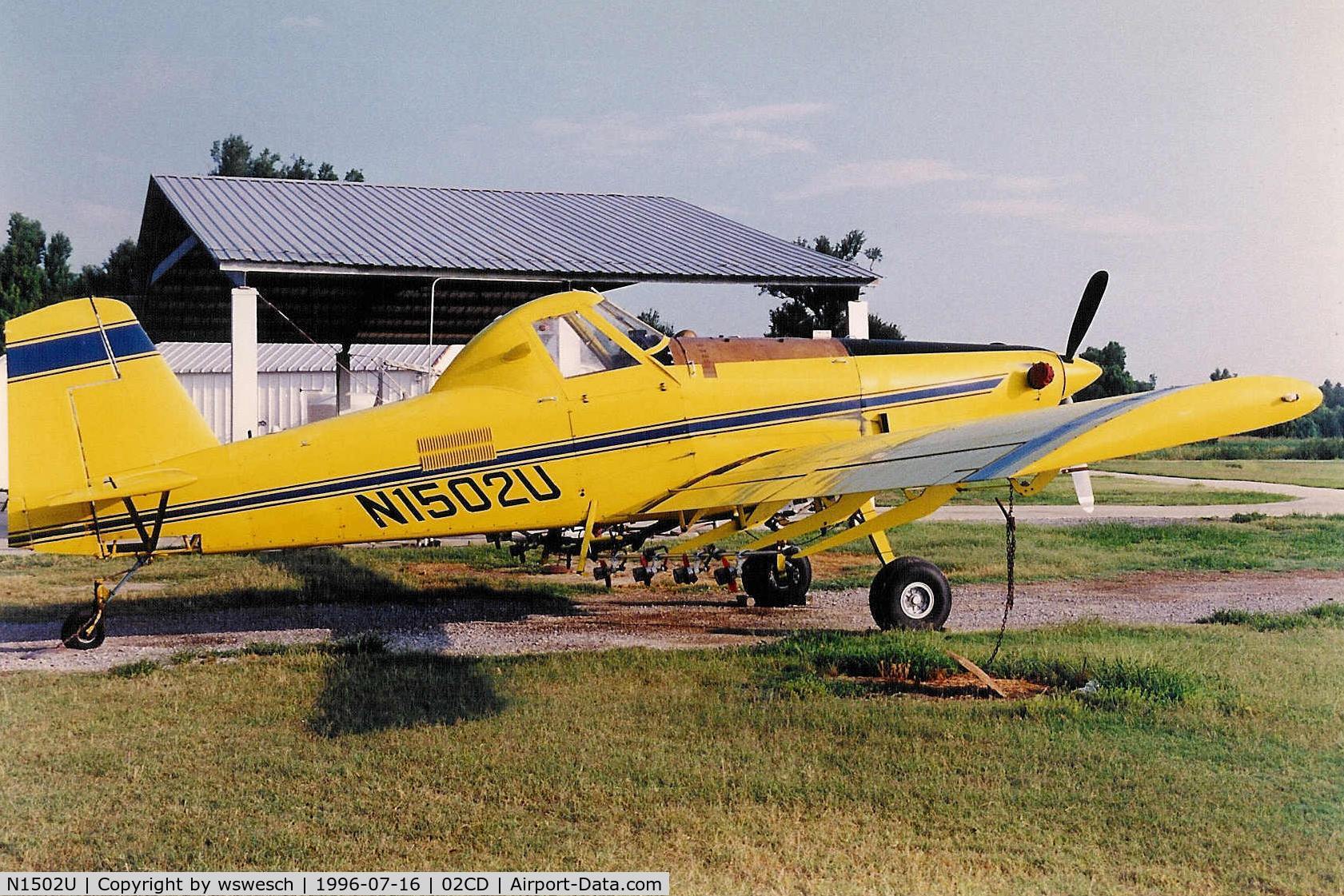 N1502U, 1991 Air Tractor Inc AT-502 C/N 502-0139, 1991 Air tractor AT-502, #502-0139.  Shannon Agricultural Flying-Clarksdale, Mississippi.