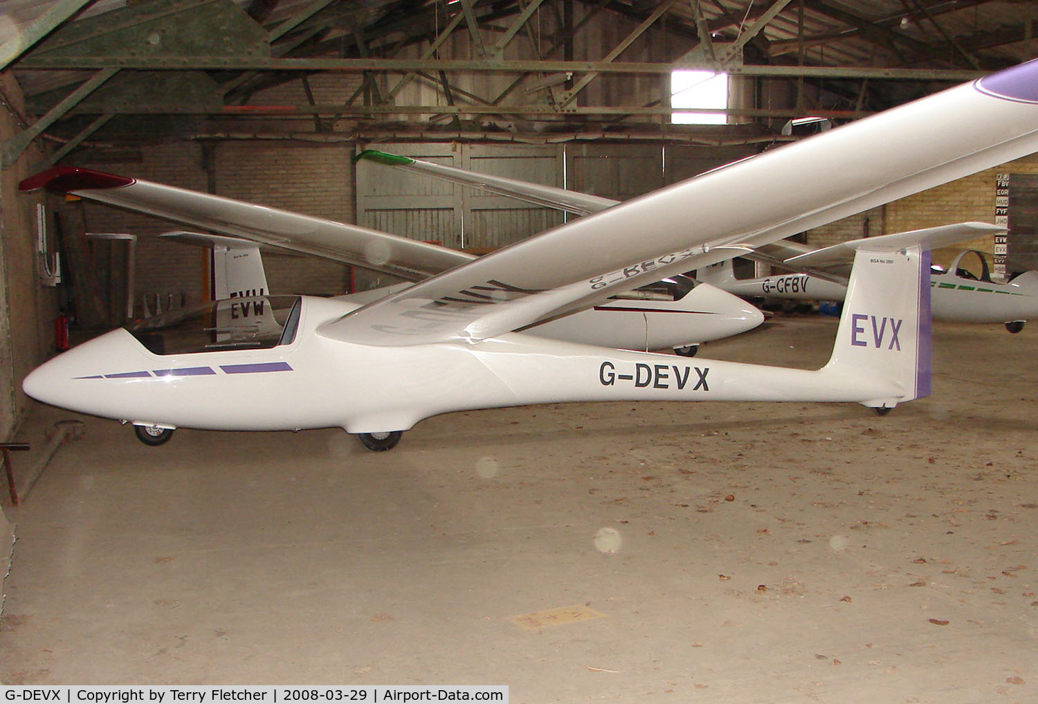 G-DEVX, 1994 Schleicher ASK-23 C/N 23007, Gliders at the London Gliding Club at Dunstable Downs