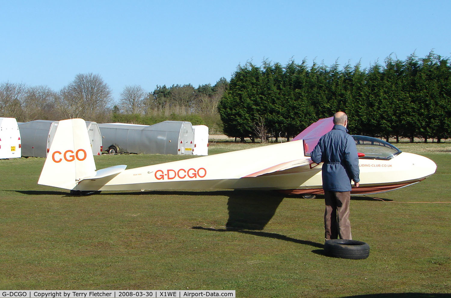 G-DCGO, 1968 Schleicher ASK-13 C/N 13153, Glider at Weston-on-the Green , Oxford