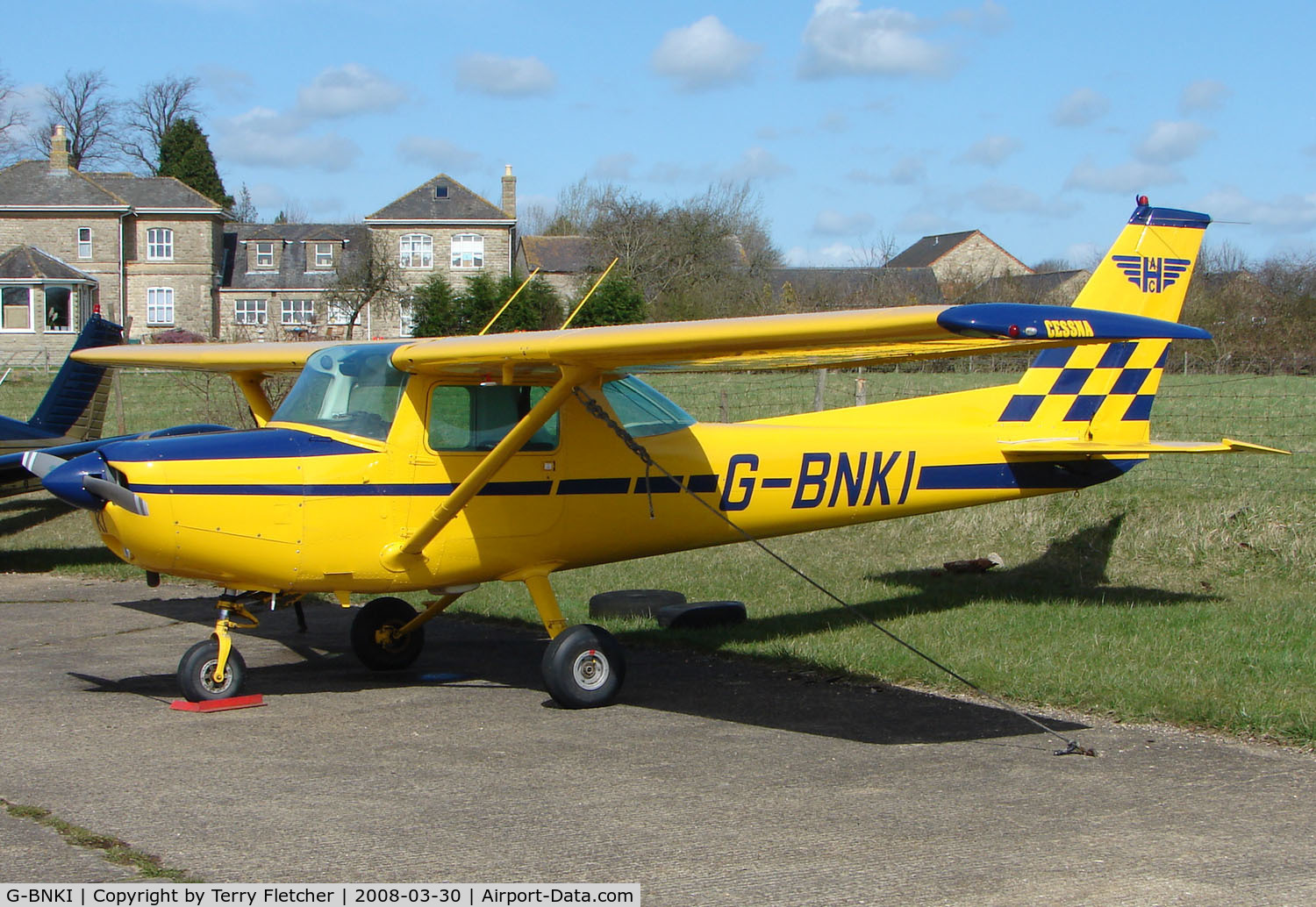 G-BNKI, 1978 Cessna 152 C/N 152-81765, Based aircraft at the quaintly named Hinton-in-the-Hedges airfield