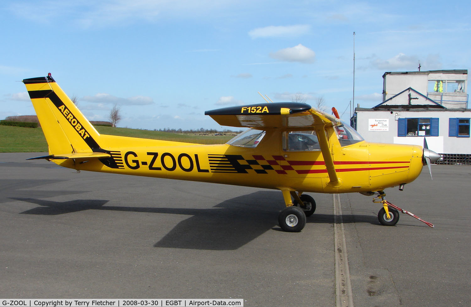 G-ZOOL, 1979 Reims FA152 Aerobat C/N 0357, The Buckinghamshire airfield at Turweston always has a good variety of aircraft movements