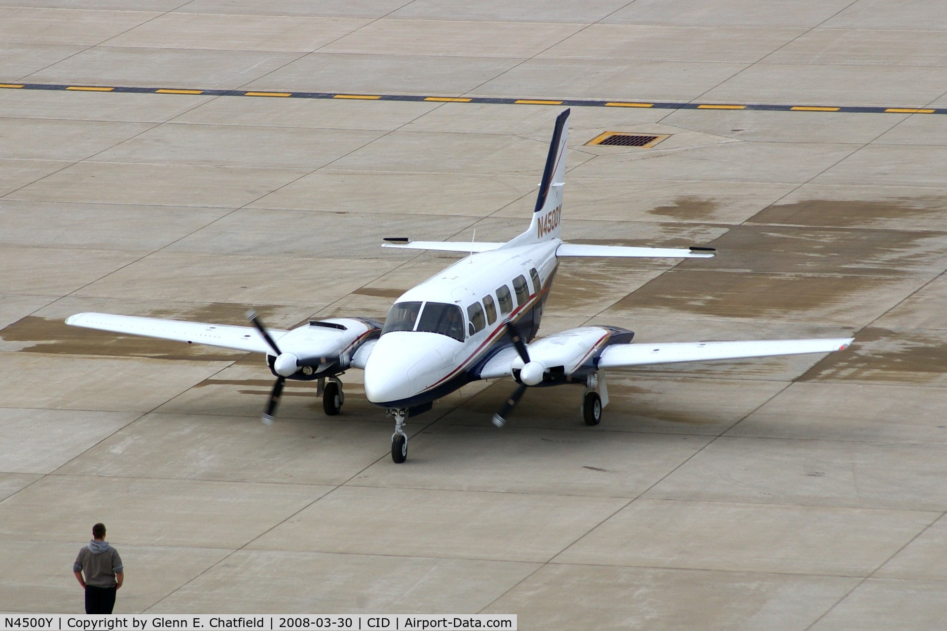 N4500Y, 1980 Piper PA-31-350 Chieftain C/N 31-8052160, Ready to taxi from Landmark