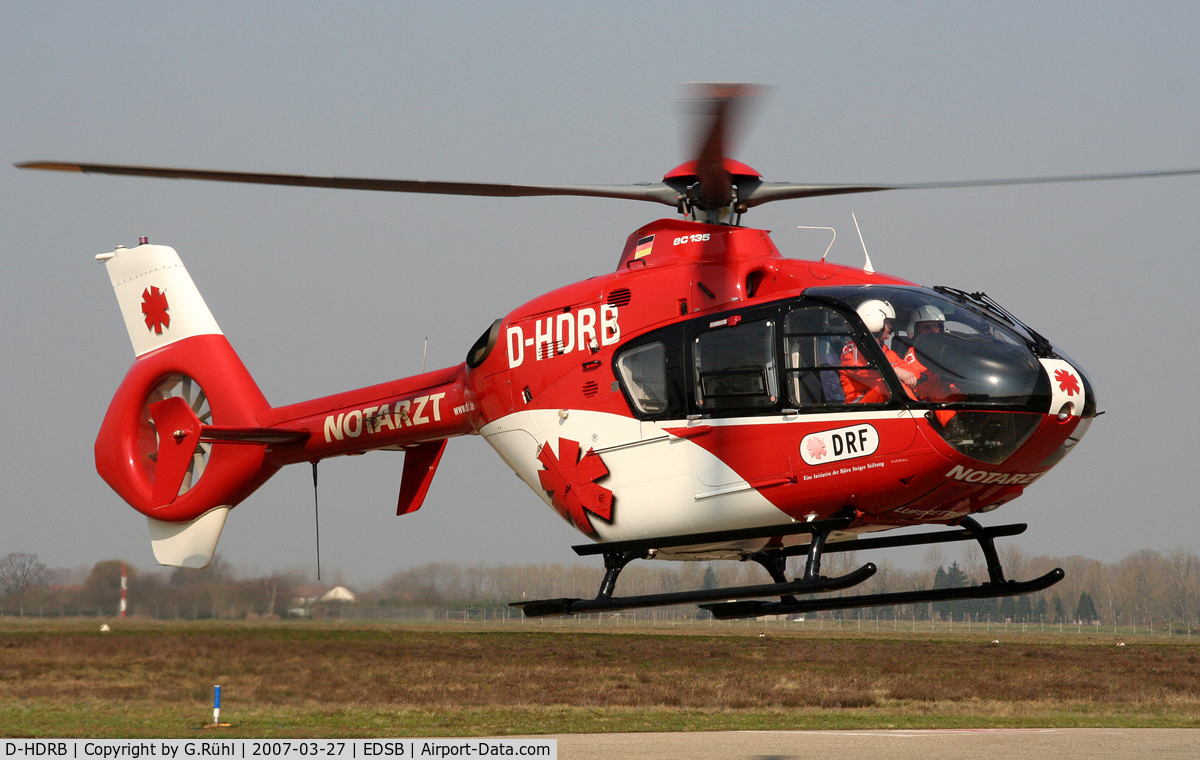 D-HDRB, Eurocopter EC-135P-2 C/N 0233, DRF Eurocopter EC135 P2