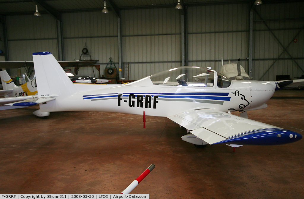 F-GRRF, Issoire APM 20 Lionceau C/N 6, Inside hangar 26