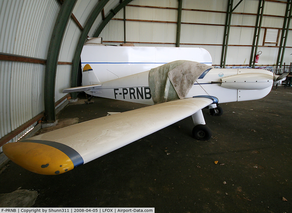 F-PRNB, Nicollier HN-434 Super Menestrel C/N 45, Inside Airclub's hangar