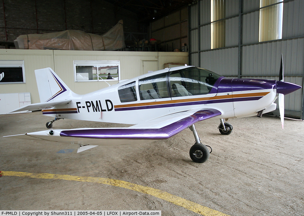 F-PMLD, Delmontez-Hugueny DH.251 C/N 06, Inside Airclub's hangar... One of the six Jodel DH251 built...
