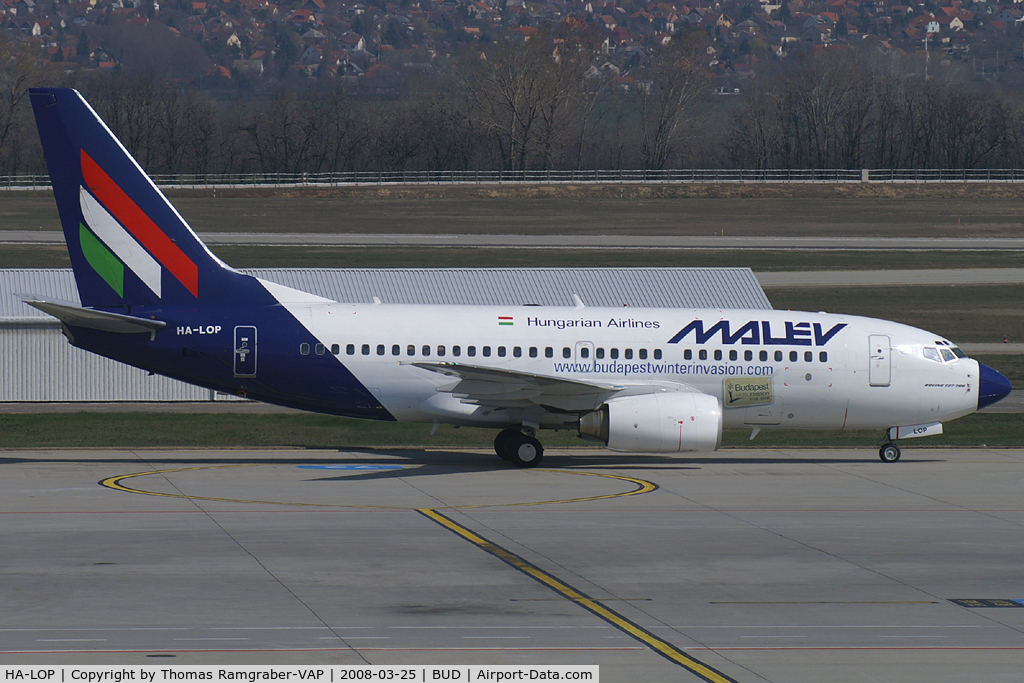 HA-LOP, 2004 Boeing 737-7Q8 C/N 29354, Malev - Hungarian Airlines Boeing 737-700