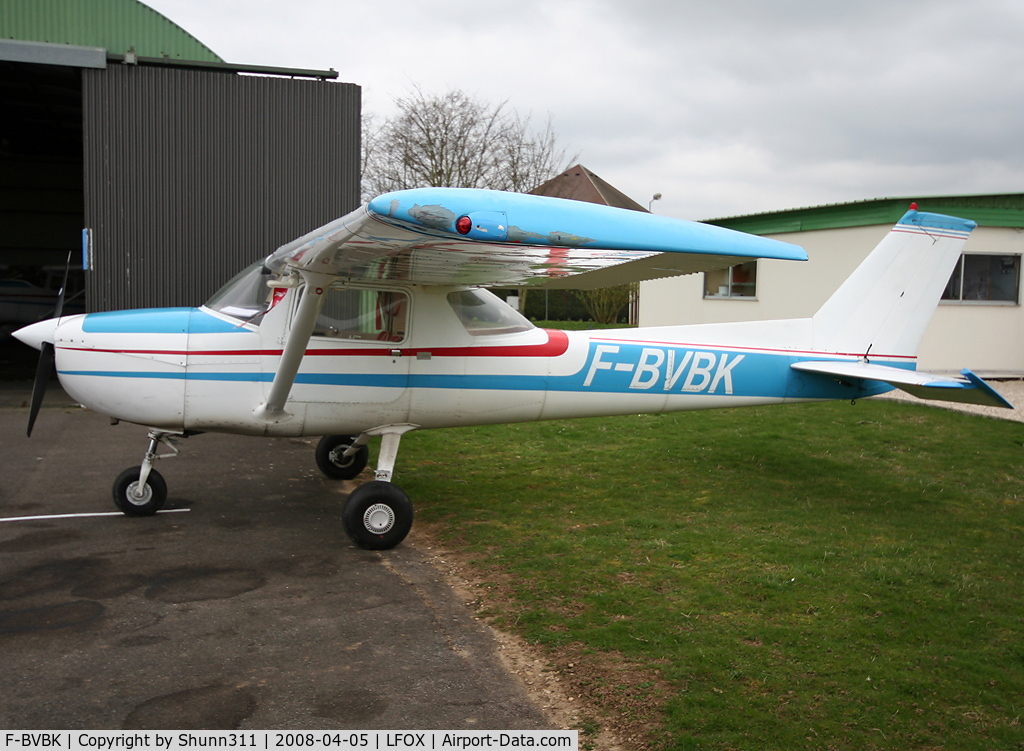 F-BVBK, Reims F150L C/N 1065, Near the Airclub's hangar...