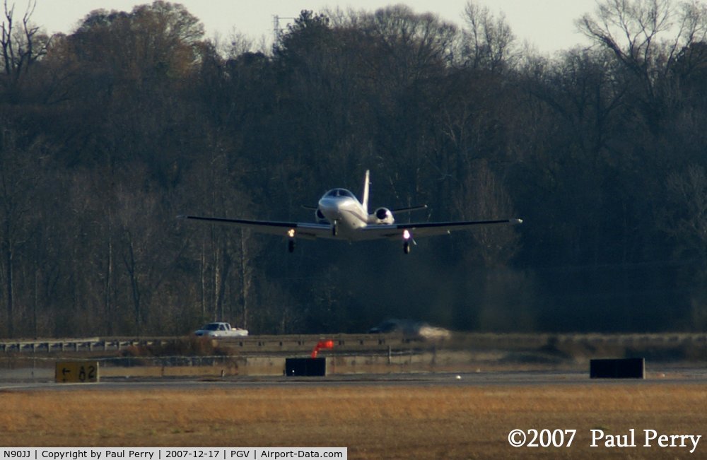 N90JJ, 1988 Cessna 550 Citation II C/N 550-0571, Airborne