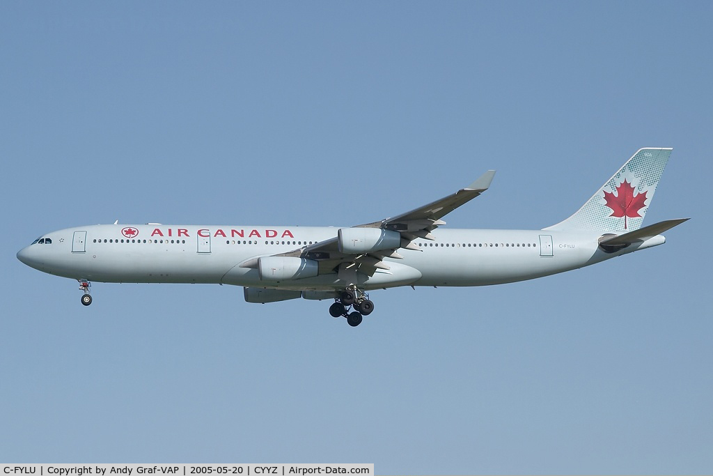 C-FYLU, 1997 Airbus A340-313 C/N 179, Air Canada A340-300