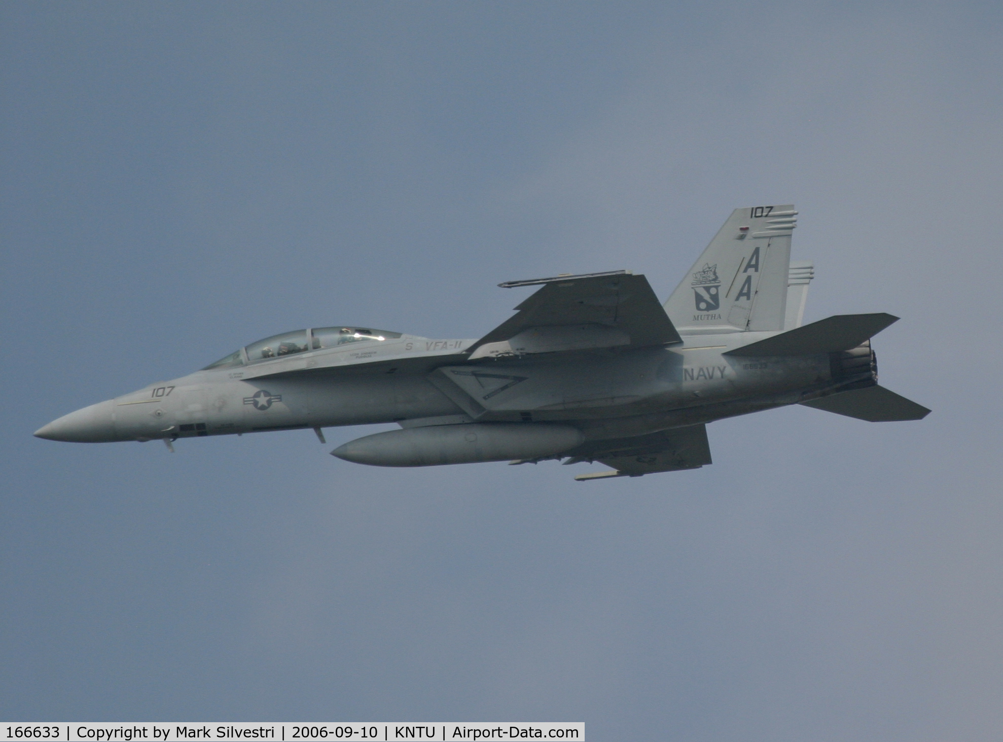 166633, Boeing F/A-18F Super Hornet C/N F126, Oceana NAS 2006
