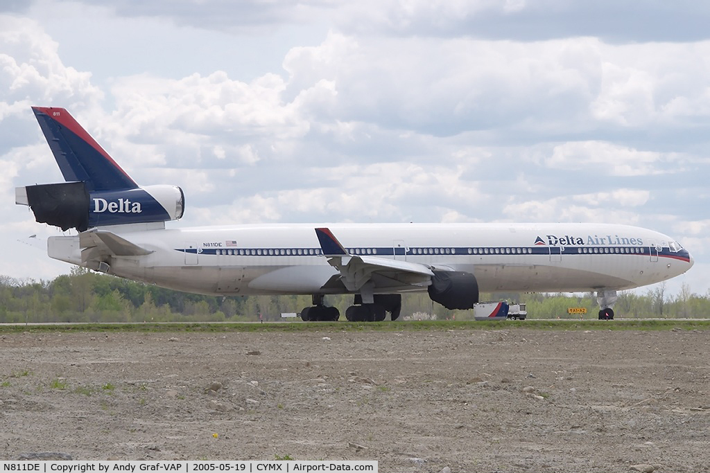 N811DE, 1993 McDonnell Douglas MD-11 C/N 48566, Delta Airlines MD11