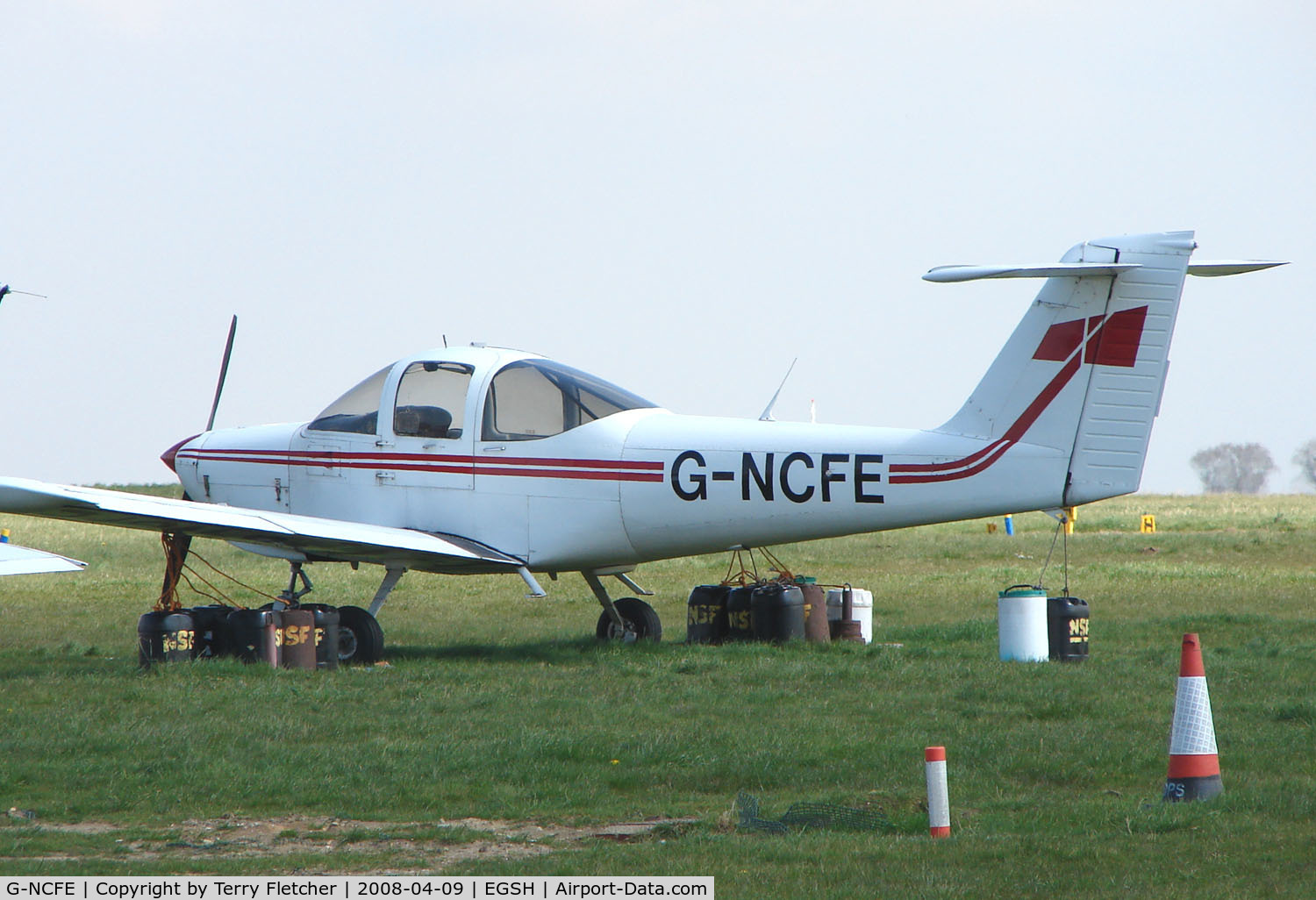 G-NCFE, 1980 Piper PA-38-112 Tomahawk Tomahawk C/N 38-80A0081, Piper Tomahawk at Norwich UK