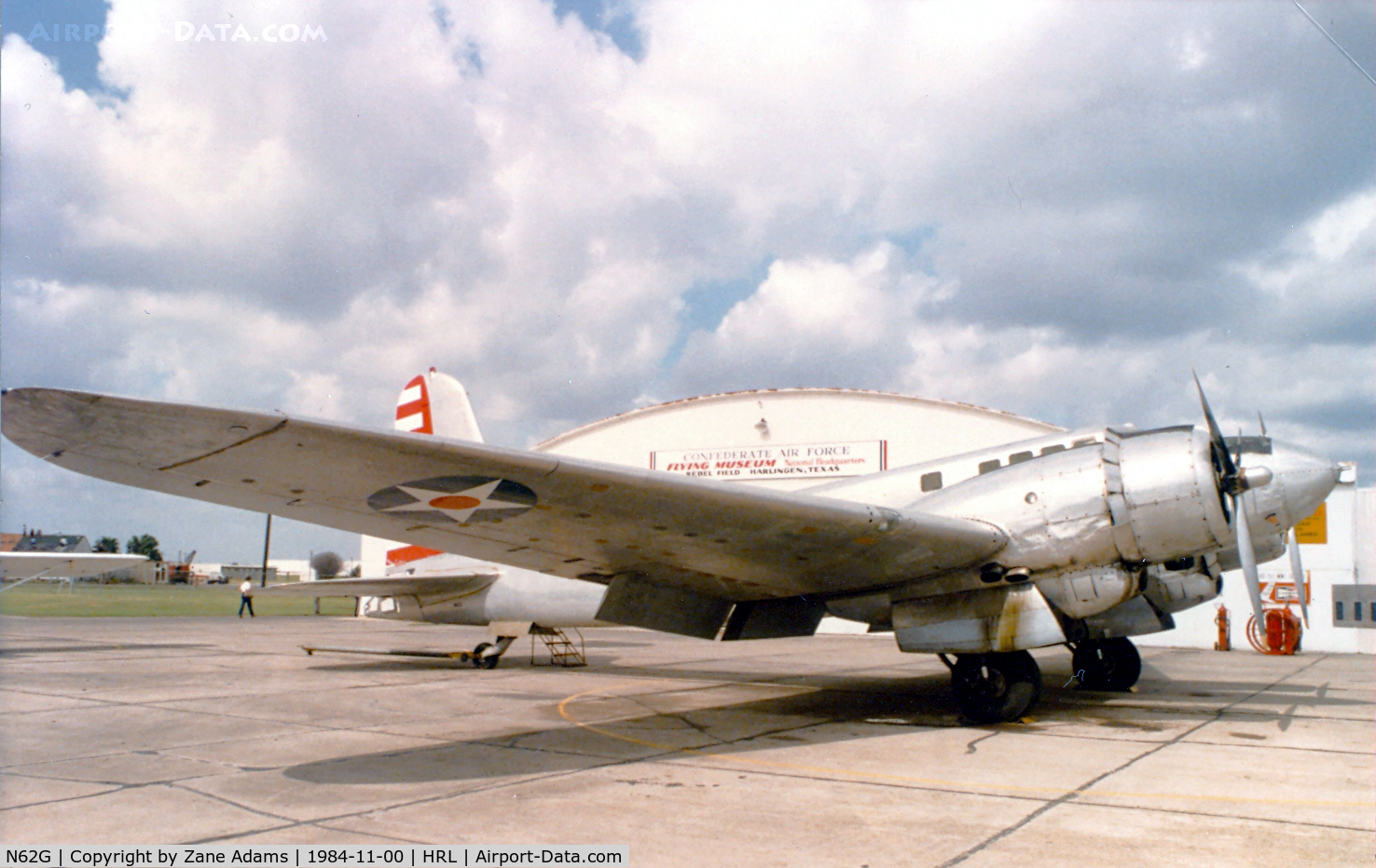 N62G, 1945 Douglas B-23 Dragon C/N 2724, CAF B-23 at Harlingen