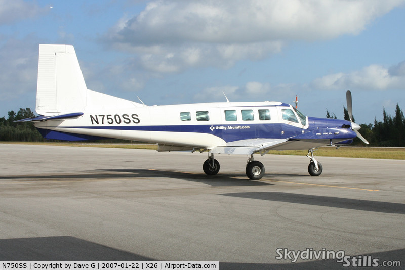 N750SS, 2005 Pacific Aerospace 750XL C/N 115, PAC 750XL at Sebastian, FL