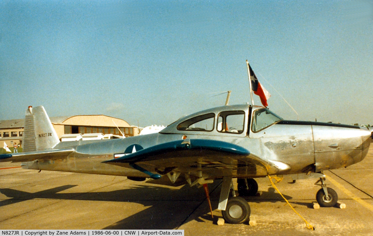 N827JR, 1947 North American Navion (NA-145) C/N NAV-4-878, Texas Sesquicentennial Air Show 1986