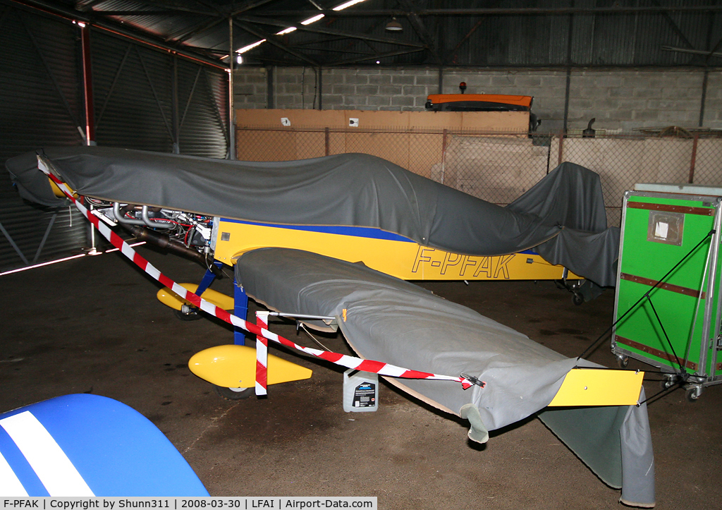 F-PFAK, Pena Capena C C/N 16, Inside the Airclub's hangar and on maintenance