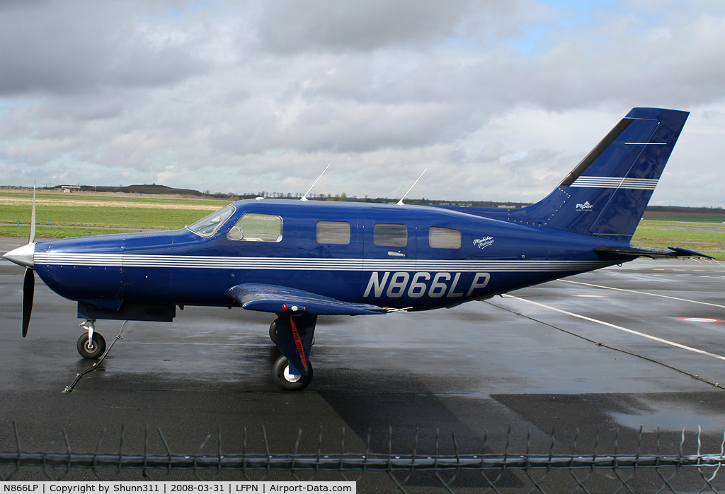N866LP, 1997 Piper PA-46-350P Malibu Mirage C/N 4636130, Parked and waiting a new light flight...