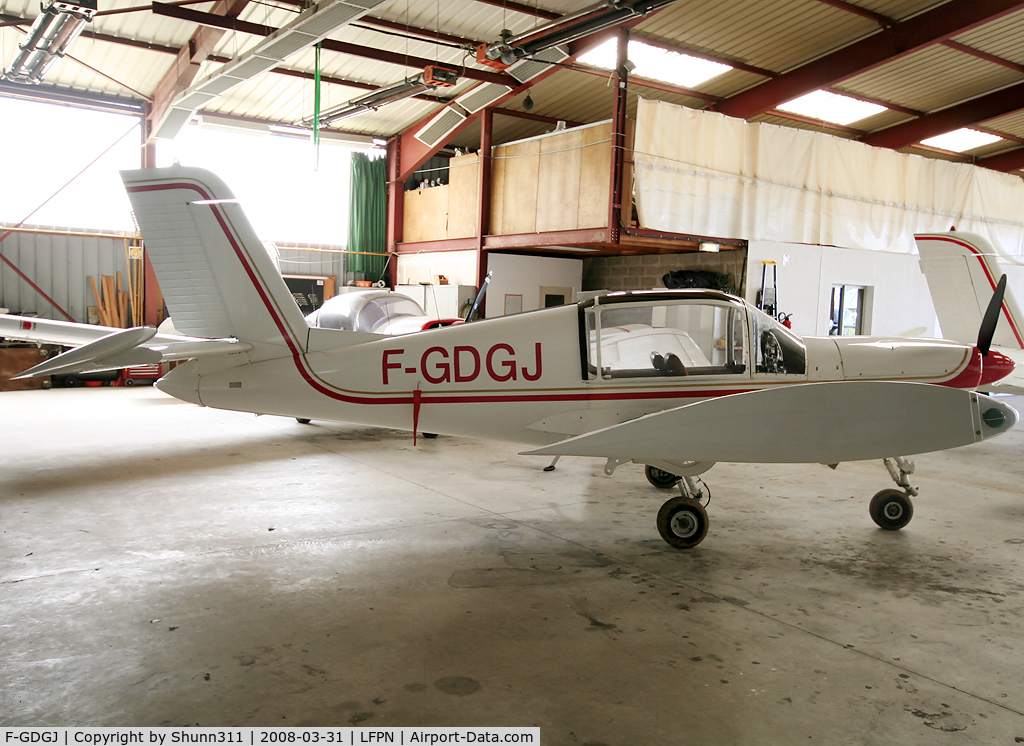 F-GDGJ, Socata Rallye 110 ST C/N 3378, Inside Airclub's hangar...