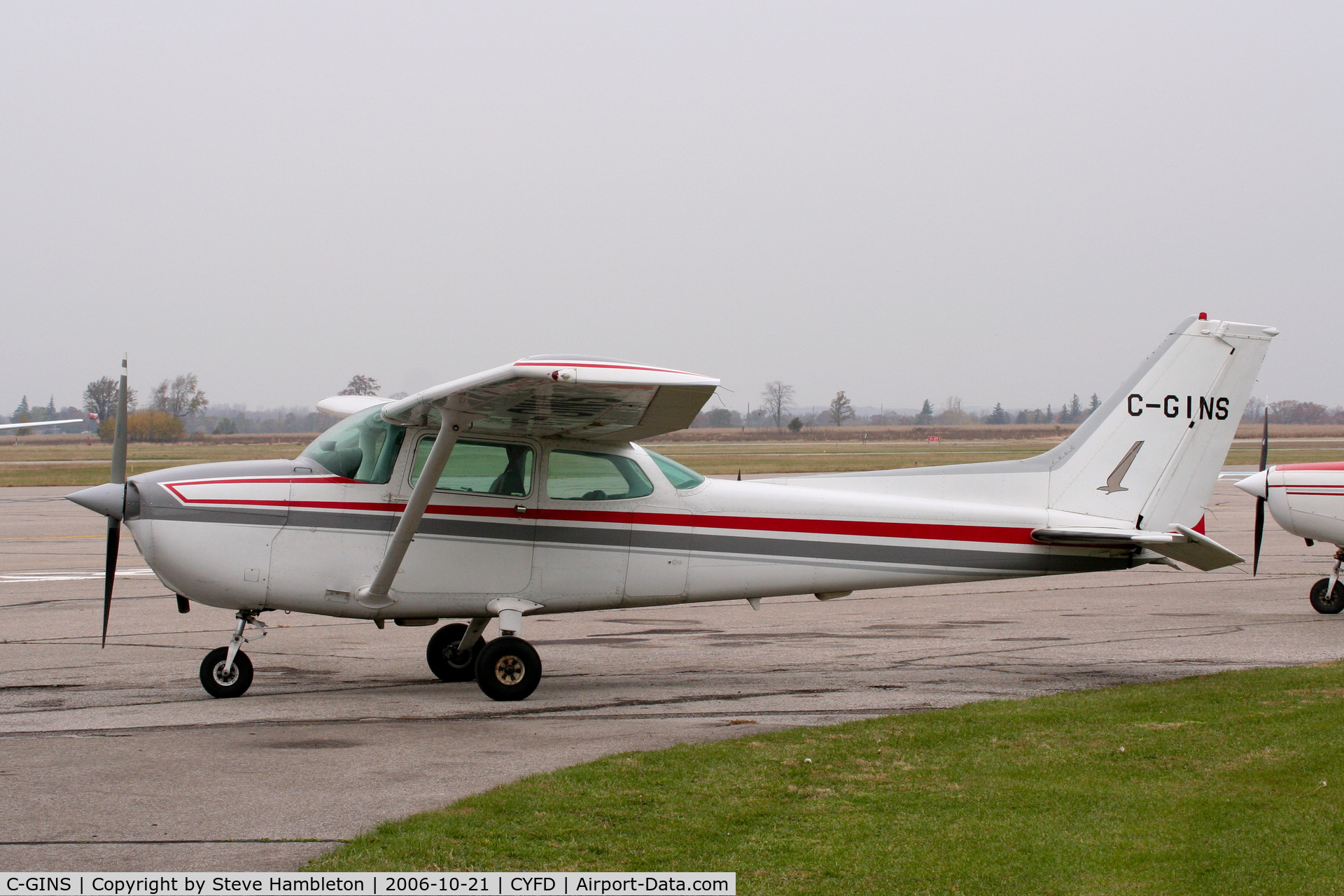 C-GINS, 1980 Cessna 172P C/N 17274449, At Brantford Municipal