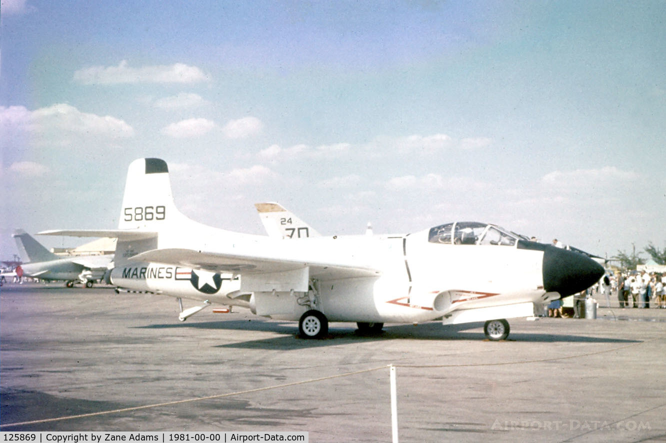 125869, Douglas EF-1B Skyknight C/N 8064, Taken at the former Dallas Naval Air Station, Grand Prairie, TX