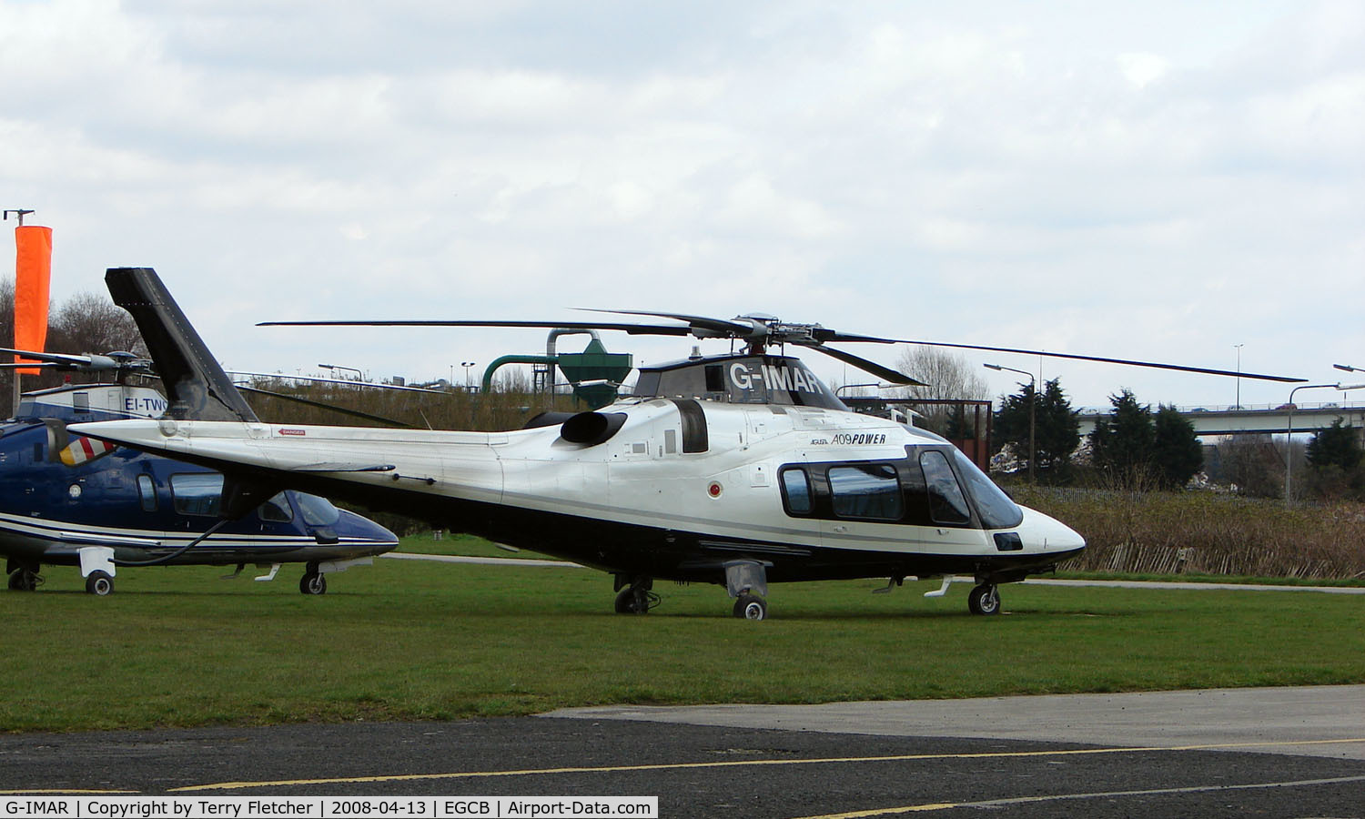 G-IMAR, 2007 Agusta A-109E Power C/N 11703, One of 8 Helicopter vistors to Barton Airfield for the Manchester United v Arsenal Soccer match