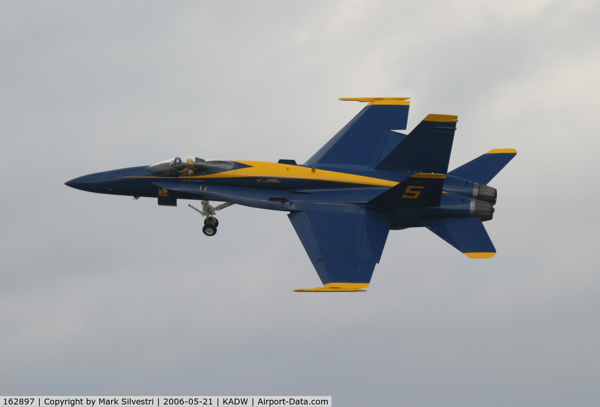 162897, McDonnell Douglas F/A-18A Hornet C/N 0450/A370, Andrews AFB 2006