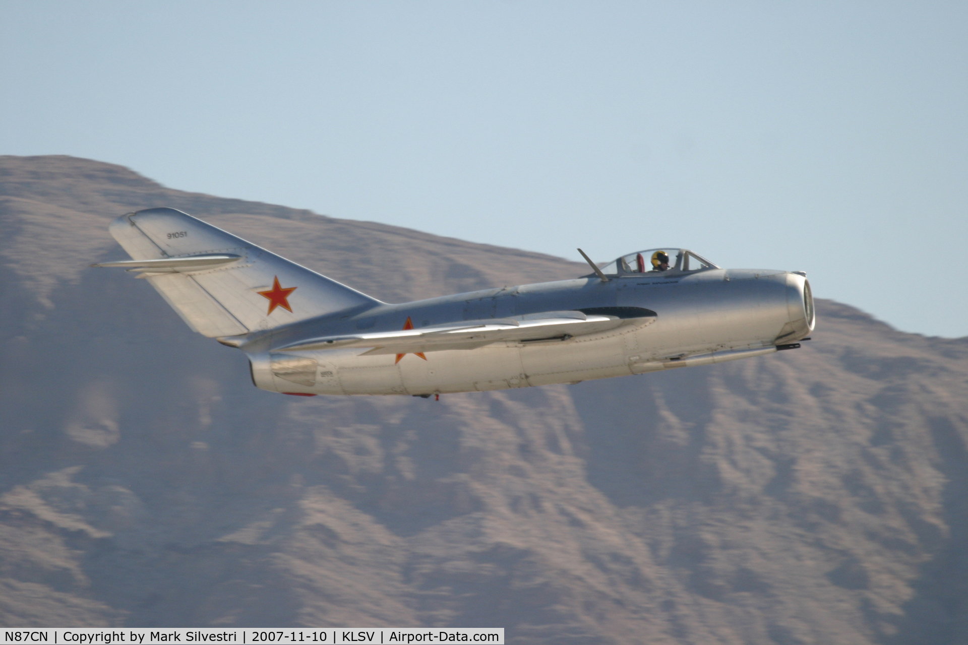 N87CN, Mikoyan-Gurevich MiG-15 C/N 910-51, Aviation Nation 2007