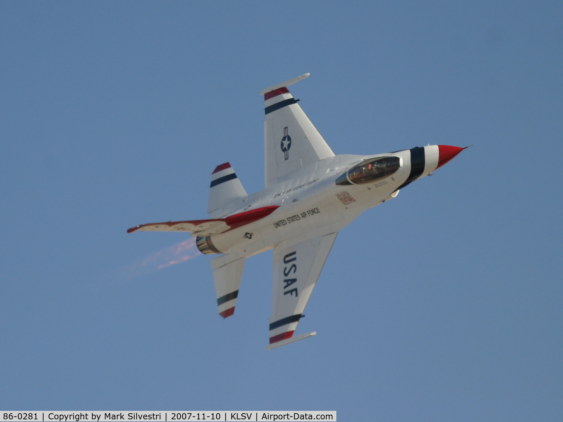 86-0281, 1986 General Dynamics F-16C Fighting Falcon C/N 5C-387, Aviation Nation 2007