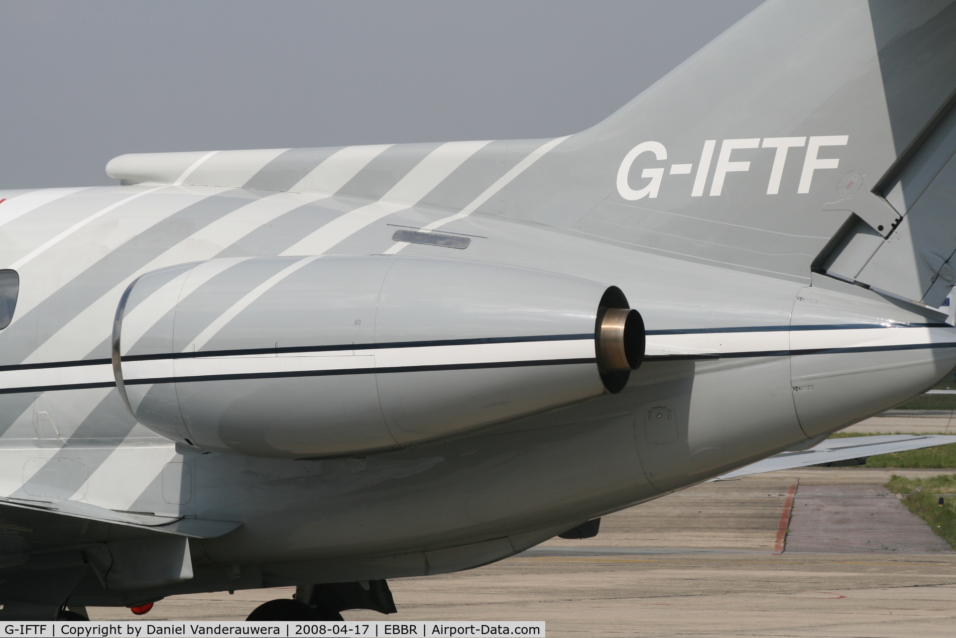 G-IFTF, 1985 British Aerospace BAe.125-800B C/N 258021, detail