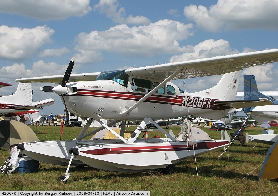 N206FK, 1980 Cessna TU206G Turbo Stationair C/N U20605695, Sun-n-fun 2008