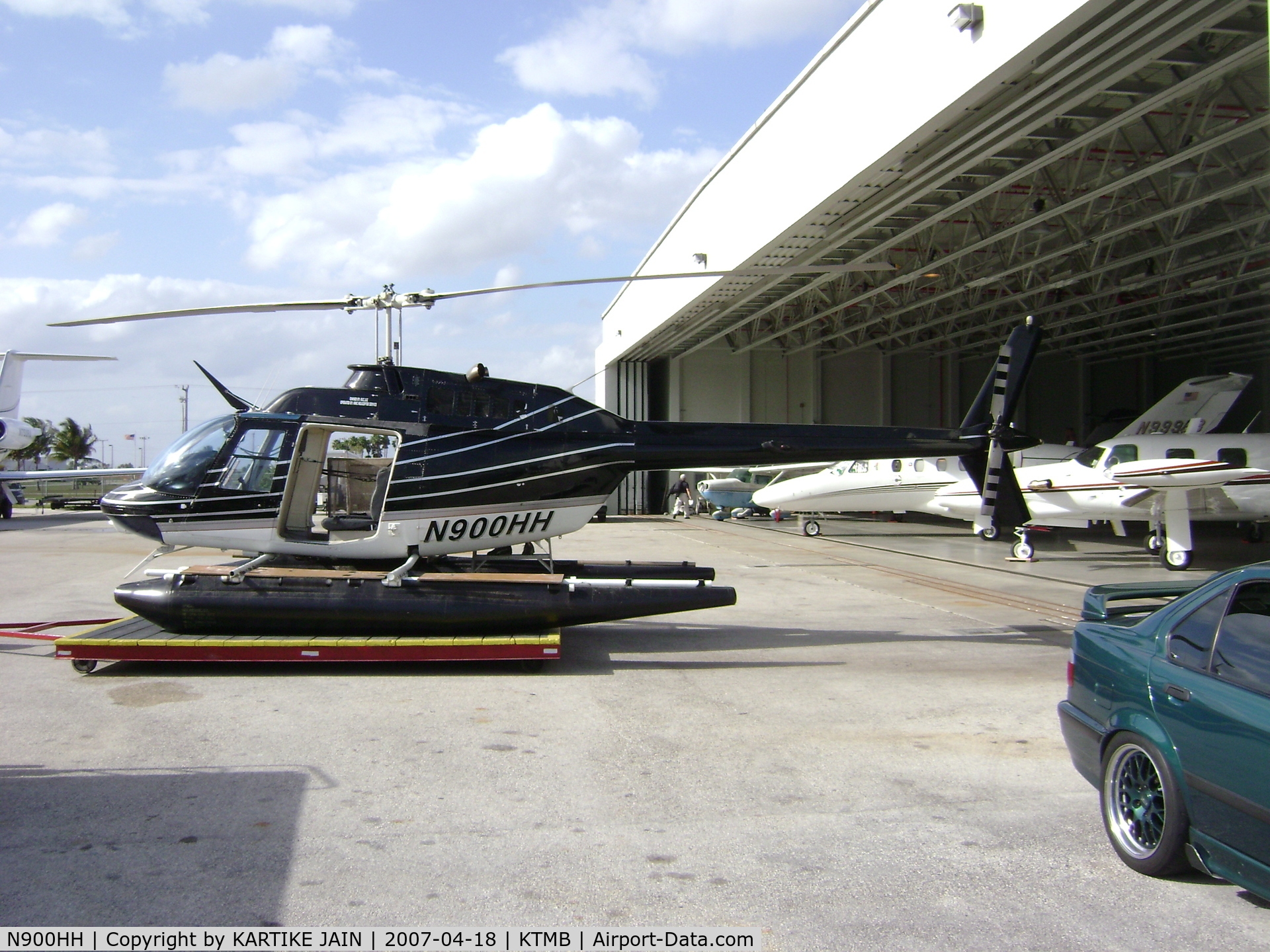 N900HH, 1980 Bell 206B C/N 3139, MIAMI RESCUE HELICOPTER AT KENDALL TAMIAMI AIRPORT