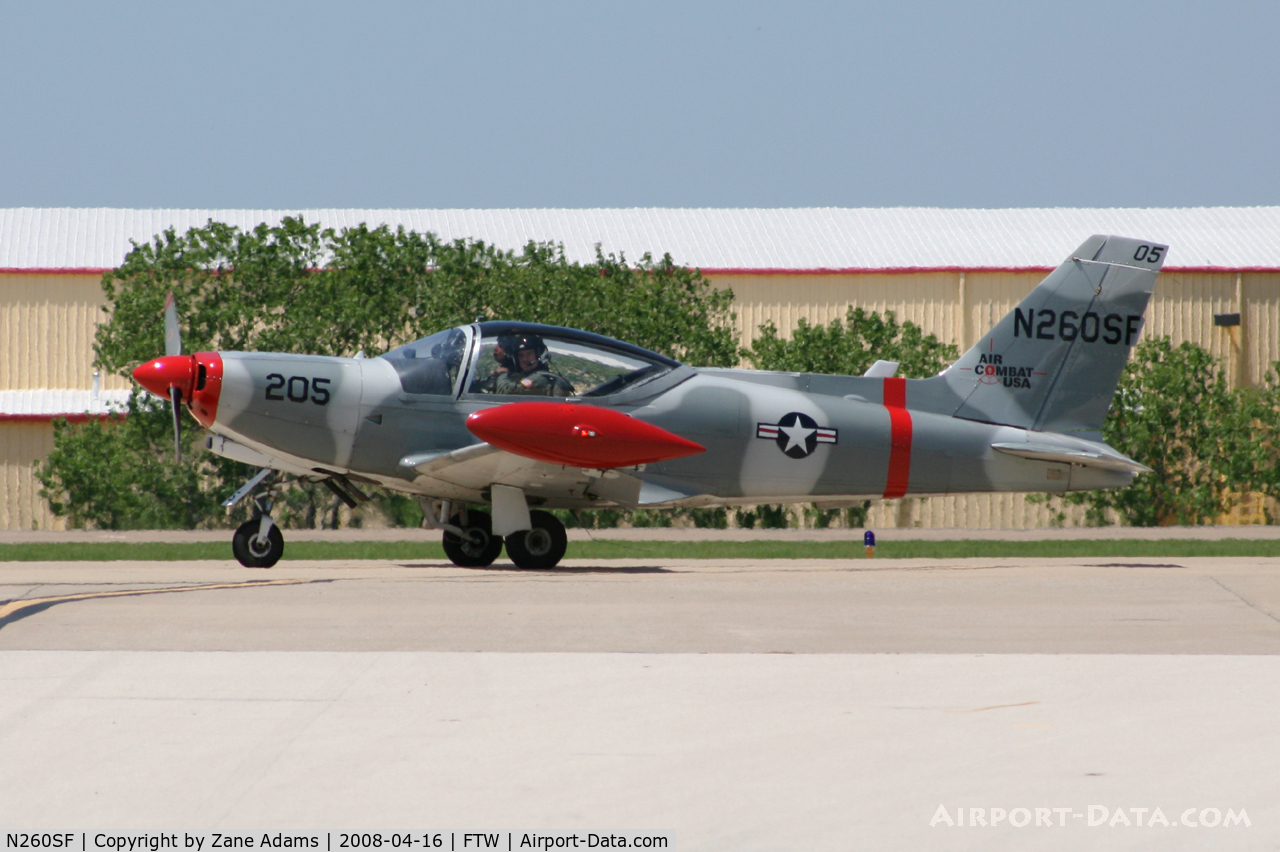 N260SF, 1979 SIAI-Marchetti F-260C C/N 374/35-001, Air Combat USA at Meacham Field