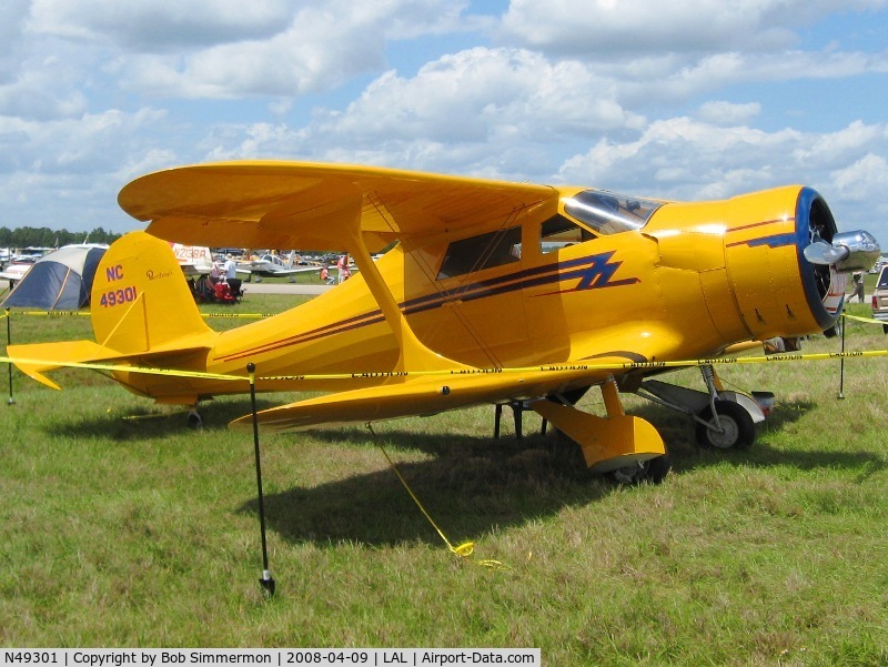 N49301, 1938 Beech F17D Staggerwing C/N 250, Sun N Fun 2008