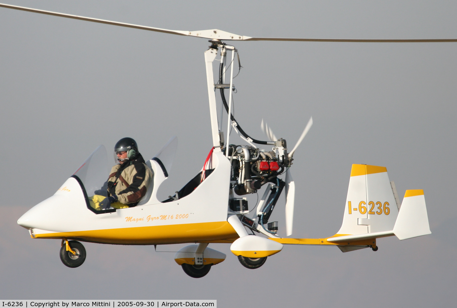 I-6236, M M-16 Tandem Trainer, On Casaleggio airstripe