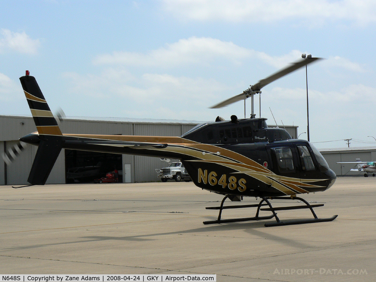 N648S, 1982 Bell 206B JetRanger C/N 3648, At Arlington