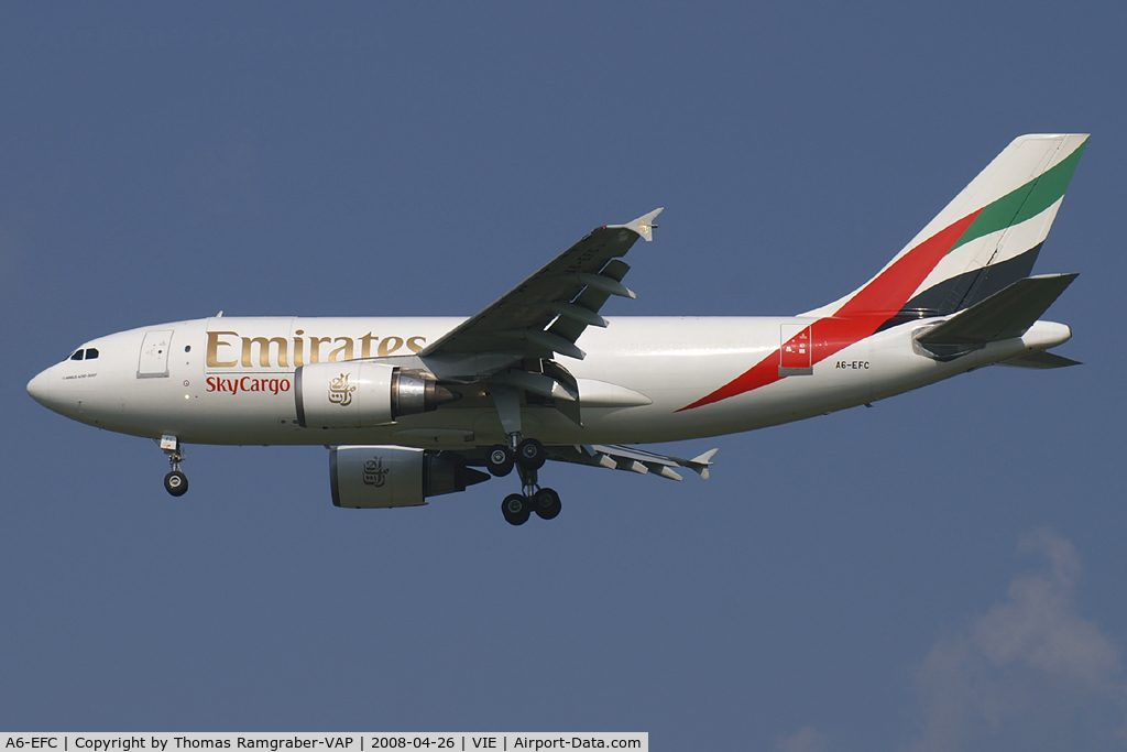 A6-EFC, 1991 Airbus A310-308(F) C/N 622, Emirates Airbus A310