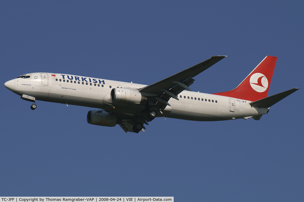 TC-JFF, 1998 Boeing 737-8F2 C/N 29768, Turkish Airlines Boeing 737-800