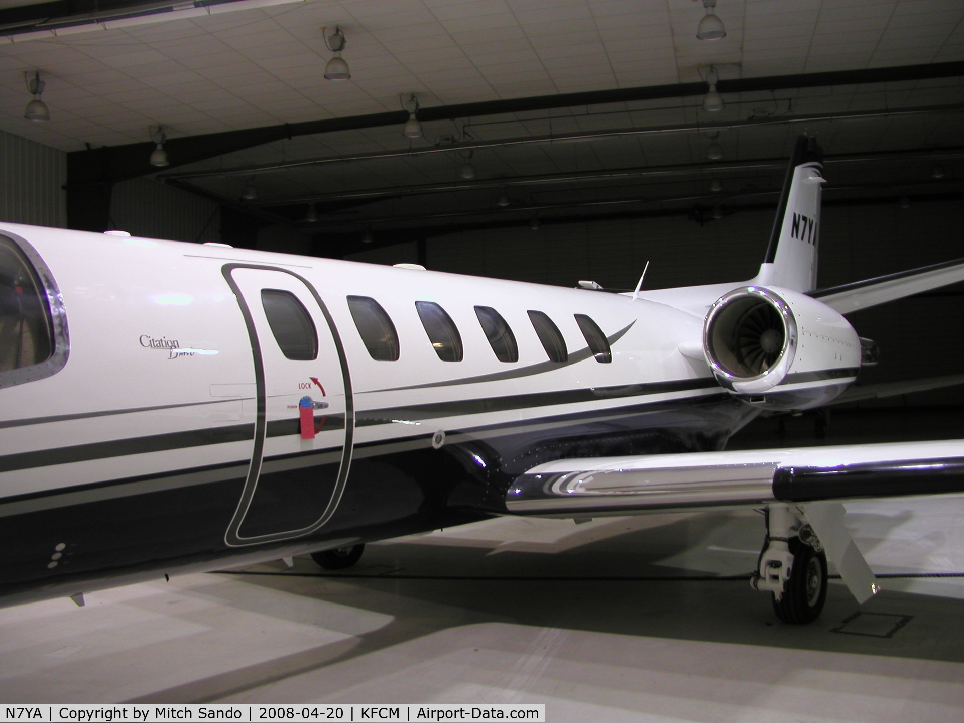 N7YA, 1999 Cessna 550 Citation Bravo C/N 550-0880, Thanks to ASI Jet Center for this picture.