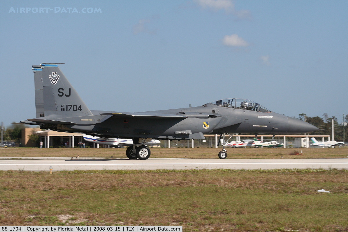 88-1704, 1988 McDonnell Douglas F-15E Strike Eagle C/N 1113/E088, F-15