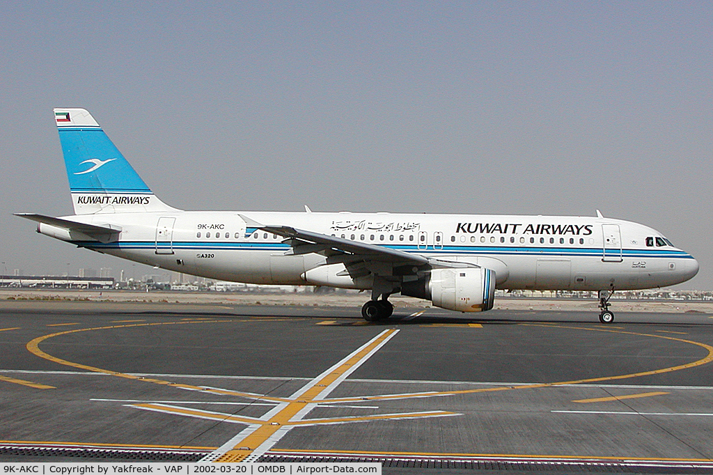 9K-AKC, 1991 Airbus A320-212 C/N 0195, Kuwait Airways Airbus 320