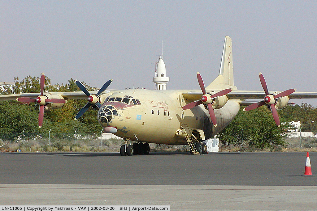 UN-11005, Antonov An-12BP C/N 5342802, Varty Pacific Antonov 12