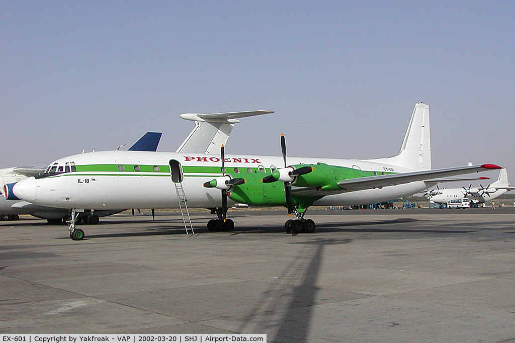 EX-601, Ilyushin Il-18E C/N 185008601, Phoenix Iljushin 18