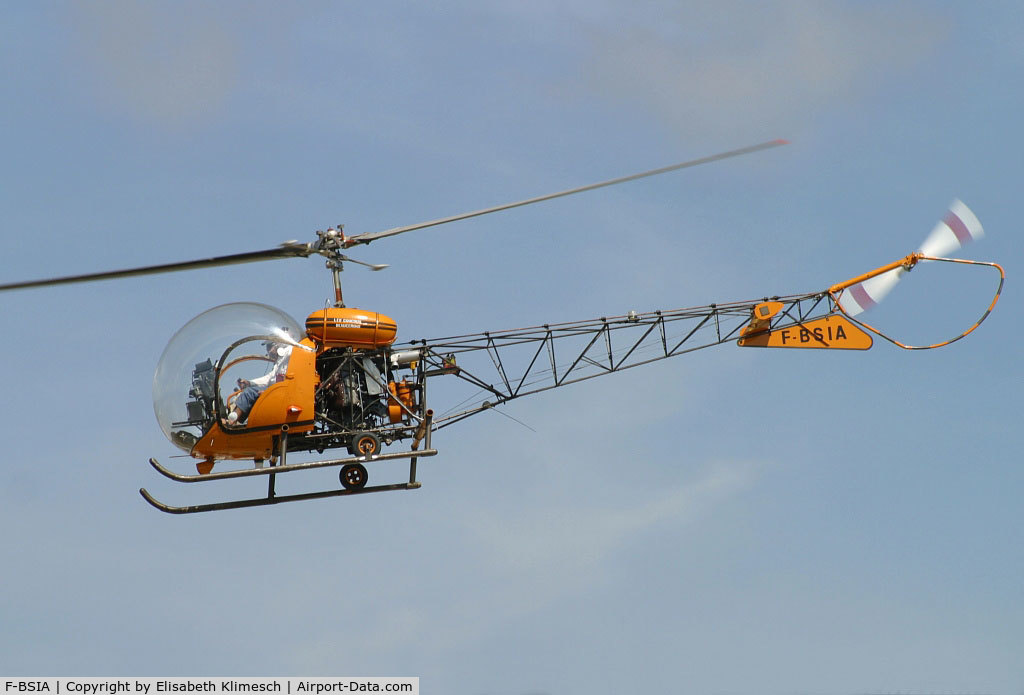 F-BSIA, Bell 47G-2 C/N 1629, in south of France