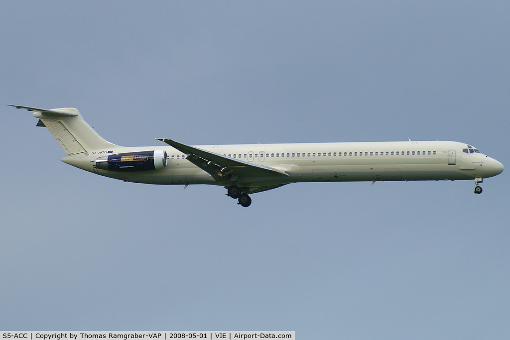 S5-ACC, 1982 McDonnell Douglas MD-82 (DC-9-82) C/N 48095, Aurora Airlines MDD MD80
