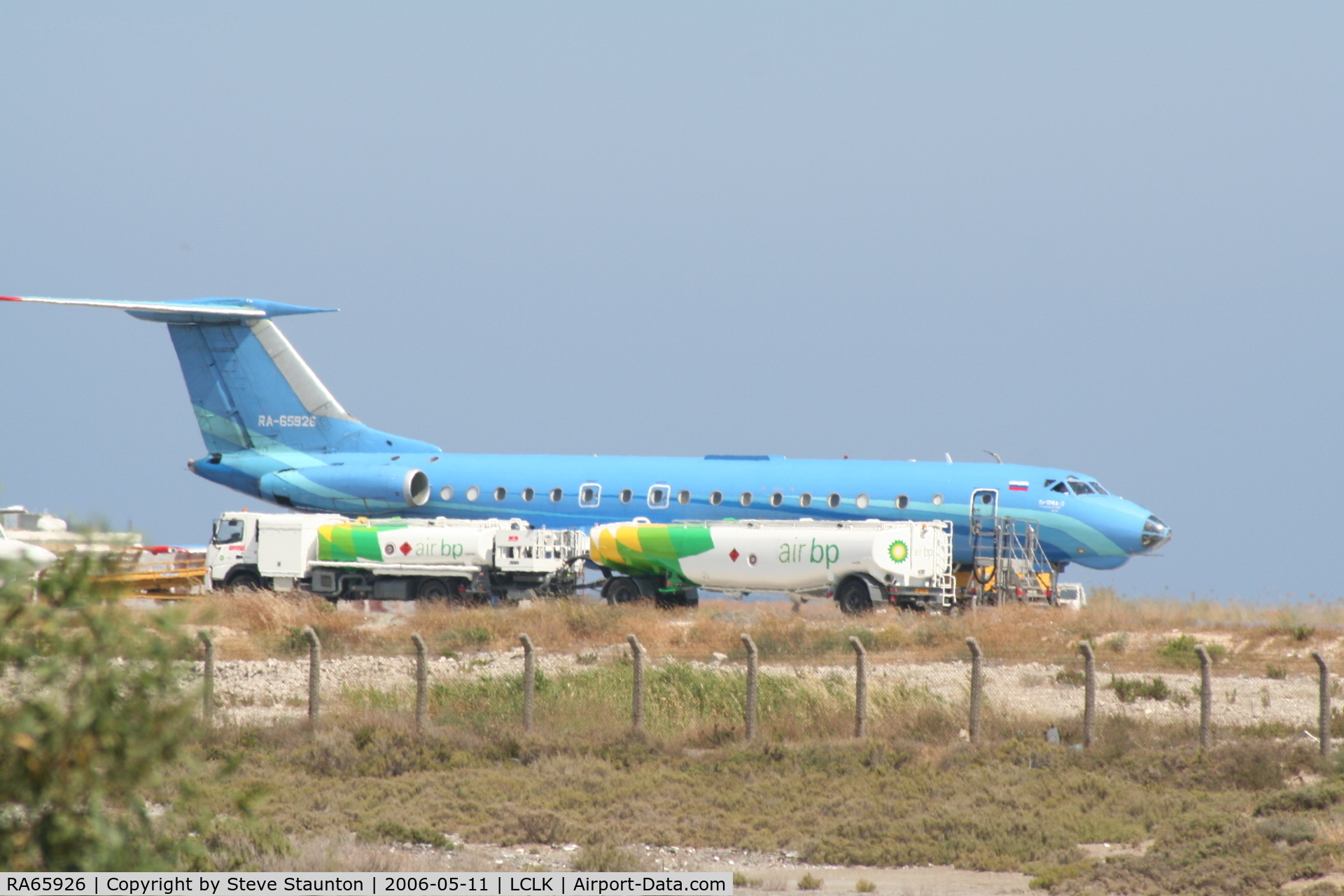 RA65926, Tupolev Tu-134A C/N 66101, Taken at Larnaca, Cyprus