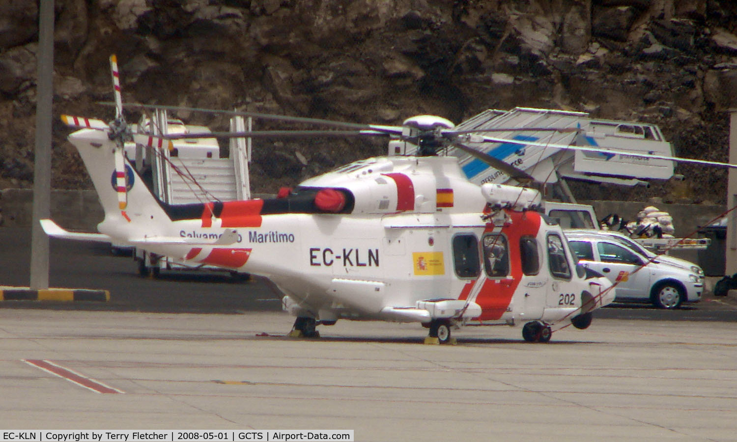 EC-KLN, AgustaWestland AW-139 C/N 31202, Westland AW-139 of Salvamento Maratimo at Tenerife South