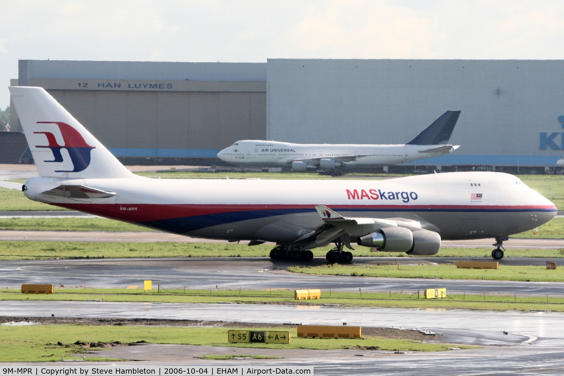 9M-MPR, 2006 Boeing 747-4H6F C/N 28434, MASkargo 747 at Schiphol