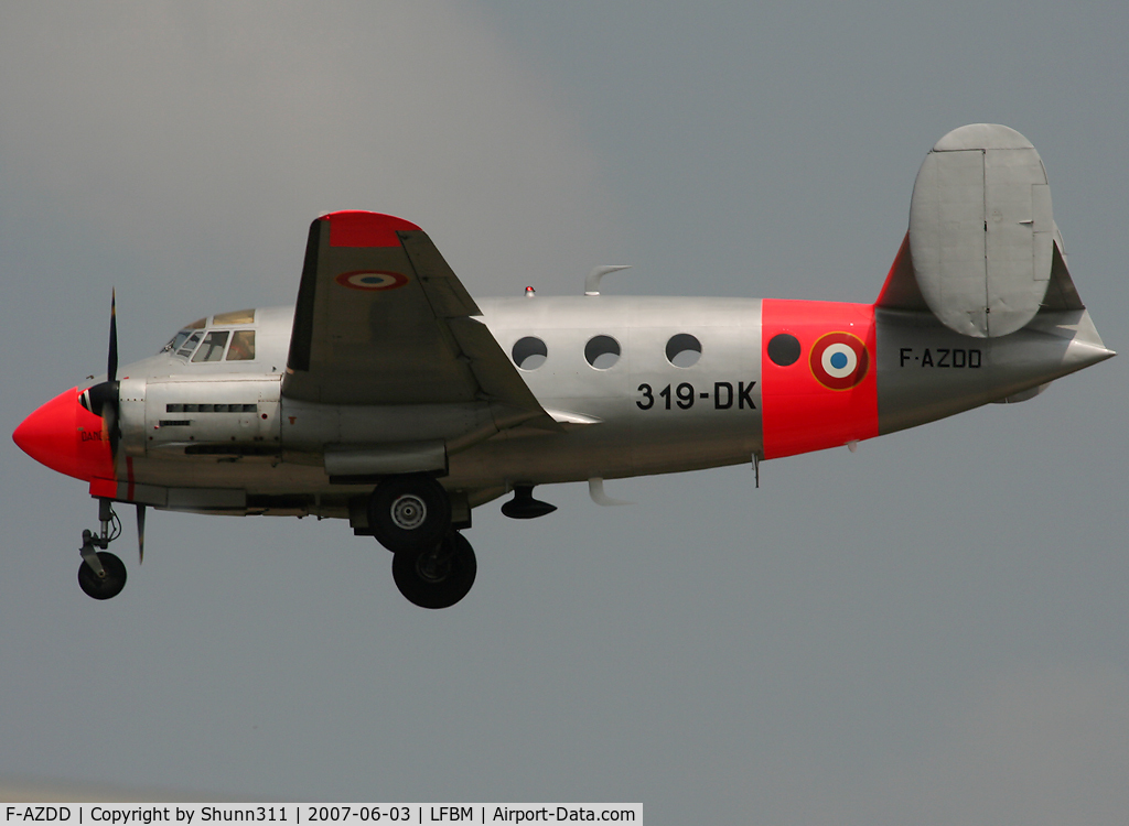 F-AZDD, Dassault MD-312 Flamant C/N 216, Landing after show...