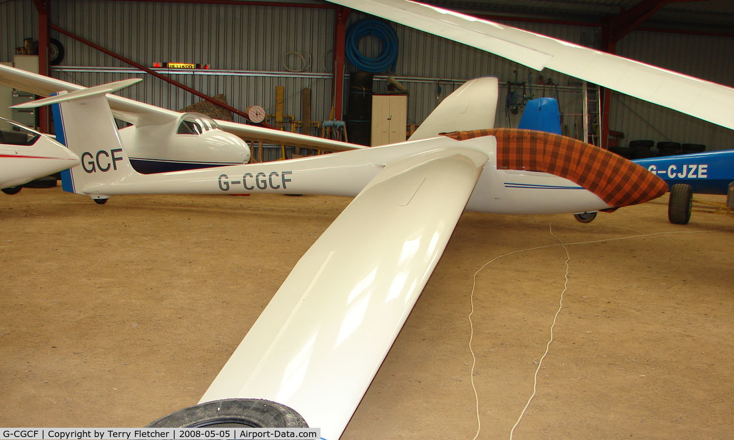 G-CGCF, 1984 Schleicher ASK-23 C/N 23010, A recent addition to the British Register at Needwood Forest Gliding Centre